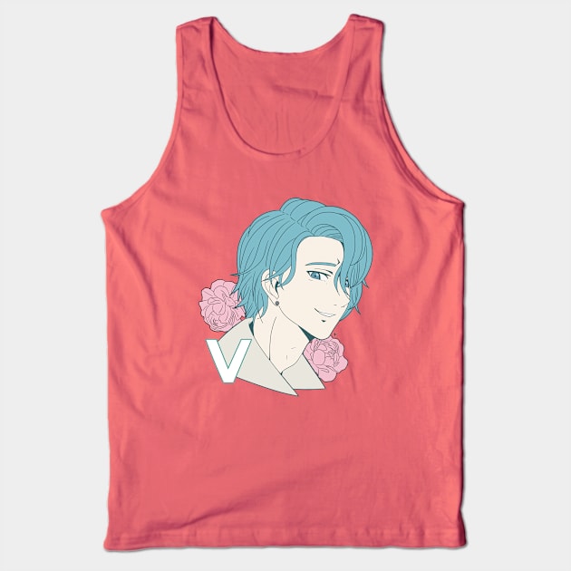 Mystic Messenger Jihyun Kim V Tank Top by DaphInteresting